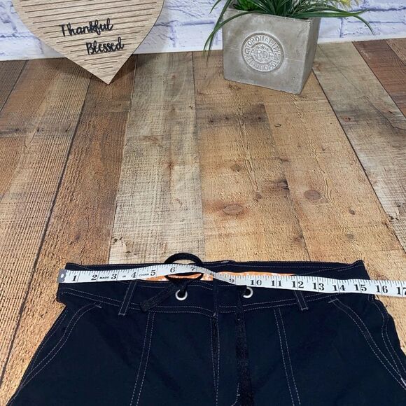 Lucy activewear Collection Wide Leg Cropped Pants Black Women's S - Picture 8 of 11